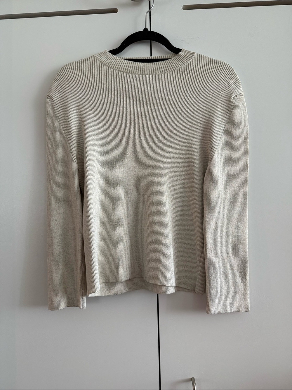 Oscar de la Renta Silk-Blend Shimmer Sweater-Size XL